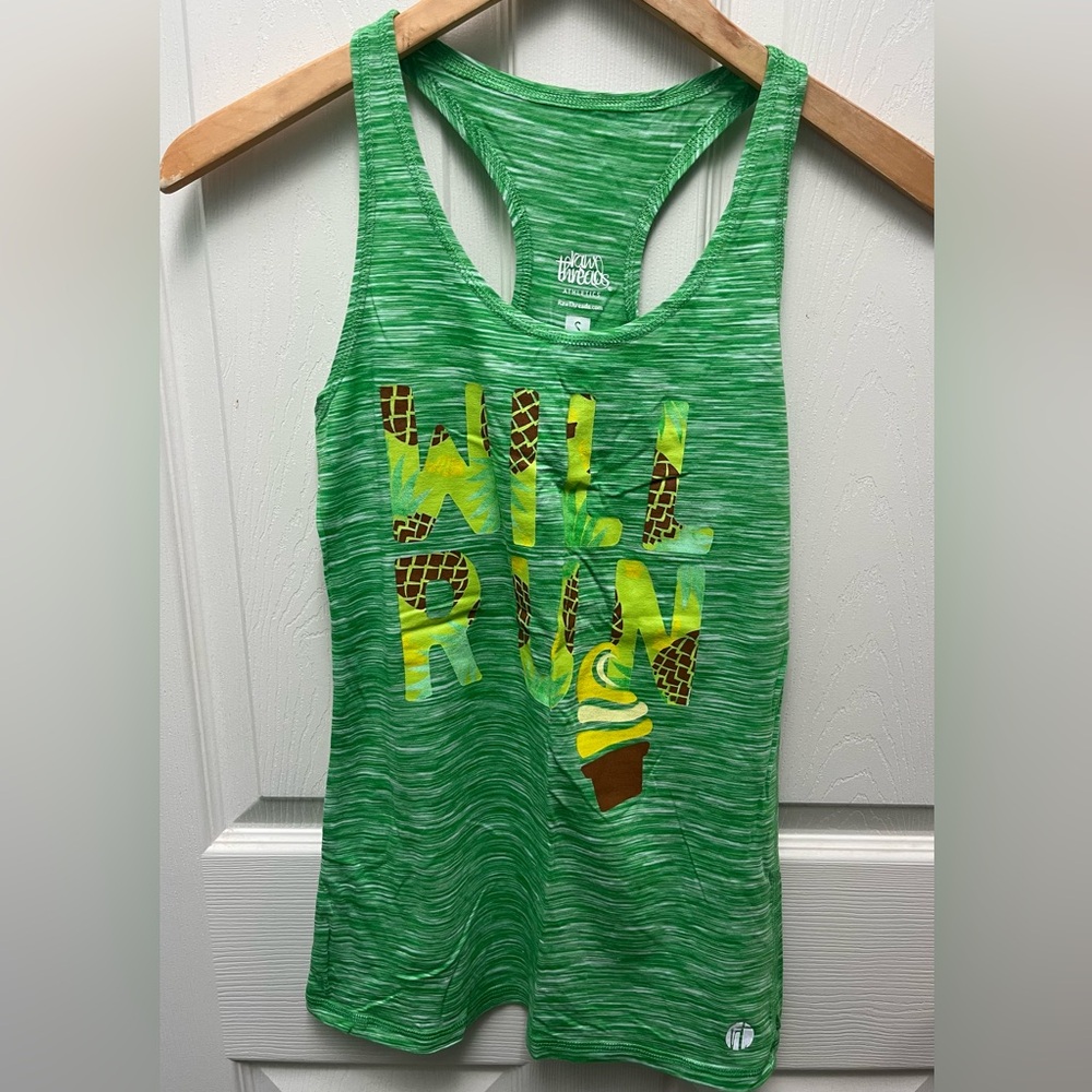 Raw Threads “Will Run For” Dole Whip Racerback Tank